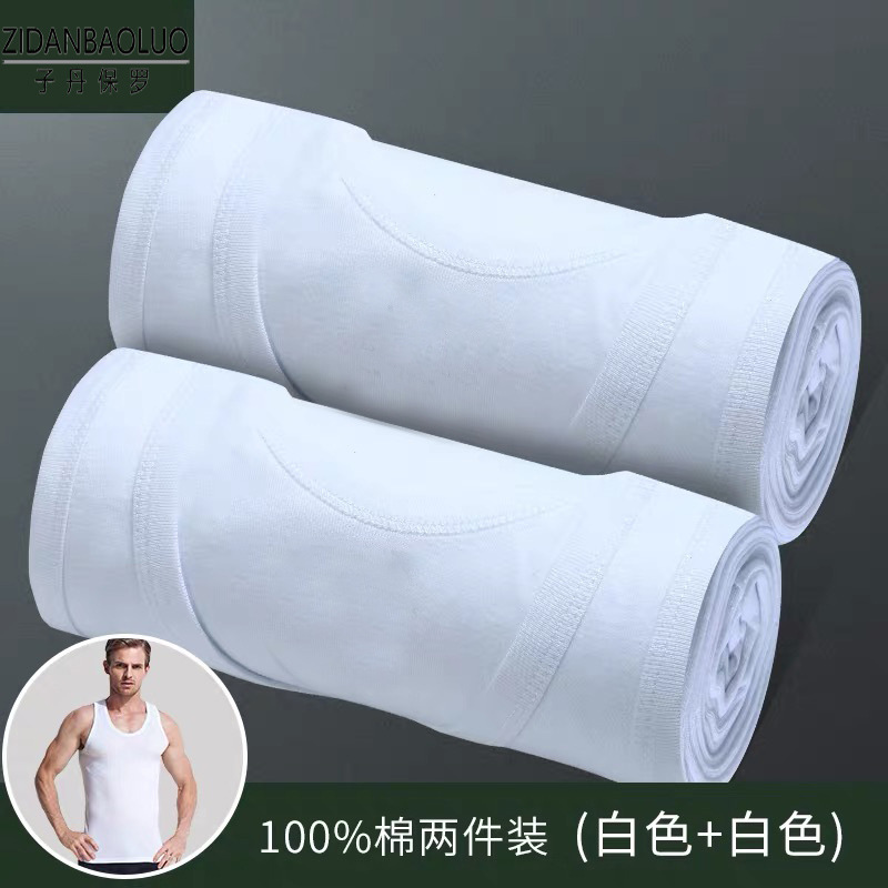 Nueva camiseta sin mangas para hombre, de algodón, estilo deportivo de verano, capa base para fitness, ajuste slim, transpirable, camiseta interior negra para hombre, informal.