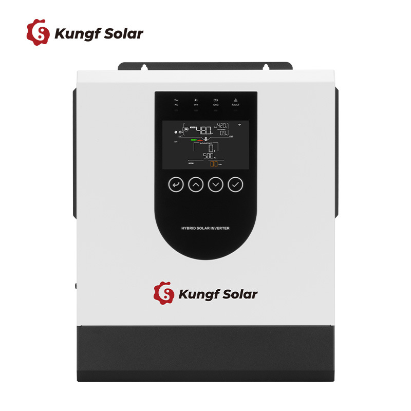 1.5KW-12KW inverter híbrido solar controlado inverso todo en uno onda sinusoidal pura incorporada MPPT fotovoltaica fuera de la red