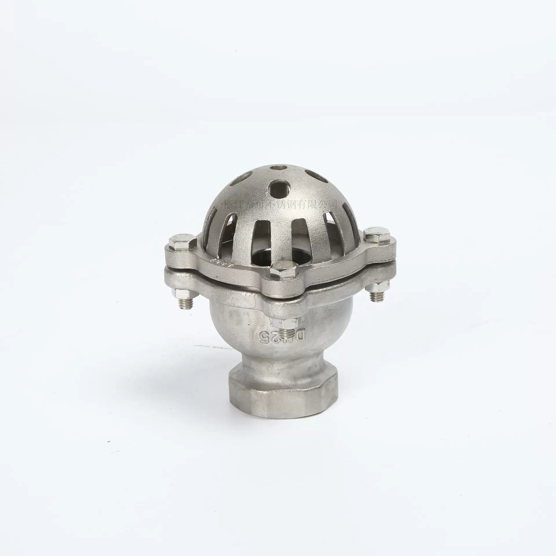 304不锈钢丝扣底阀升降式井底硬密封H12W-6P自吸泵防逆流设计