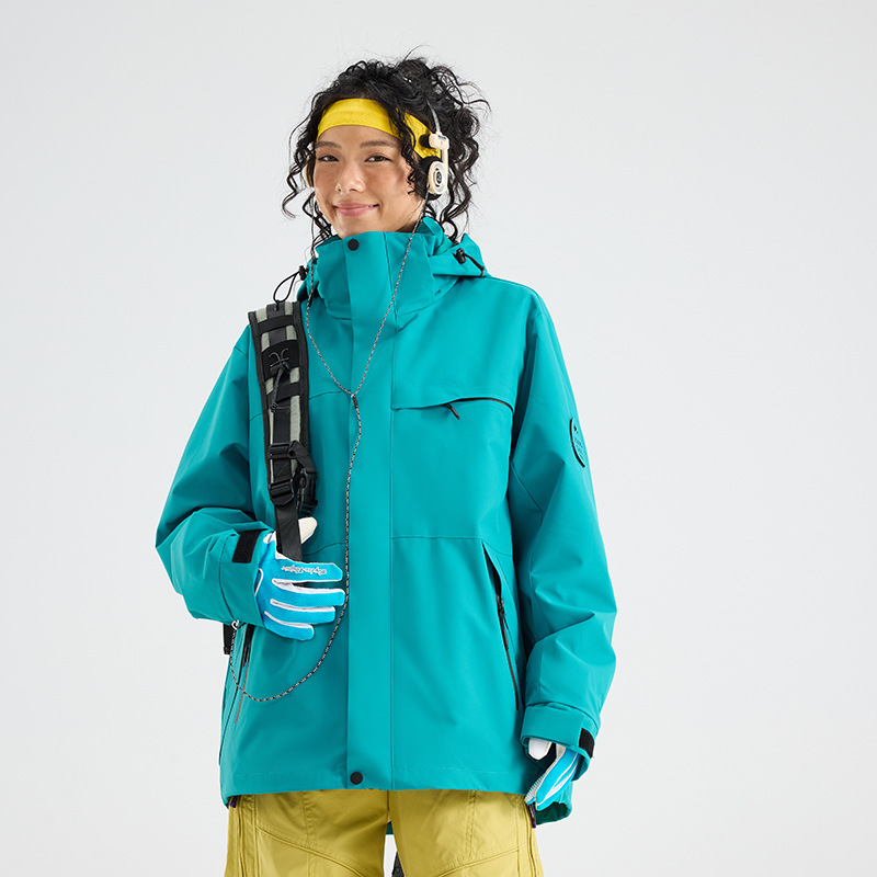 骆坨同款平替户外登山冲锋衣外套徒步男女抓绒可拆卸防风防水百搭|undefined