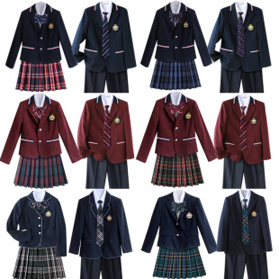 Student jk Uniform School Uniform Men's and Women's Couple Suit Performance Spring Autumn Winter Twilight Heart About Cross-border One Generation