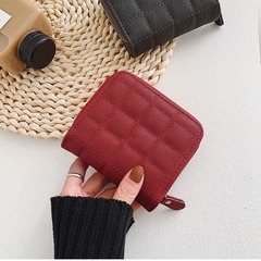 2023 Korean Mini Wallet Women's Bag Short Zipper Short Cute Coin Purse Student Embroidered Wallet Women