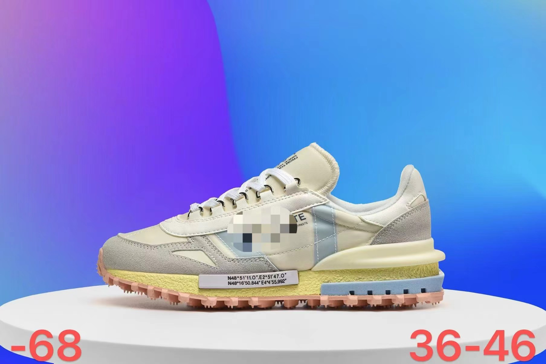 Zapatos Putian transfronterizos 2026 nuevos zapatos casuales retro transpirables redes elevadas zapatos casuales de mujer zapatos para correr