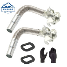 汽油油桶引油管不锈钢波纹倒油管长鼻柔性油桶喷嘴适用美式燃油桶