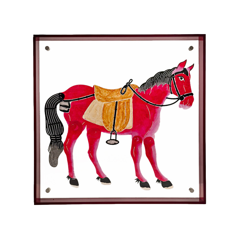 Adorno Decorativo de Marioneta de Sombra Artesanal de Acrílico para Año Nuevo image 5