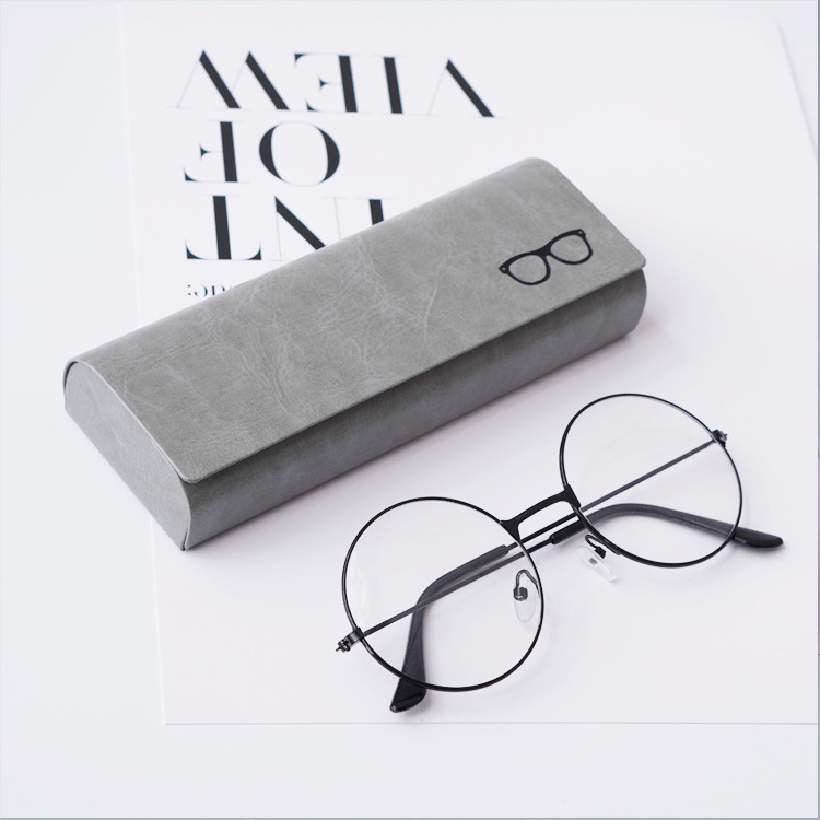 Anti-Pressure and Anti-Fall Metal Glasses Case, Customizable with Logo Printing, High-End Glasses Storage Box, Wholesale Compatible with Optical Glasses
