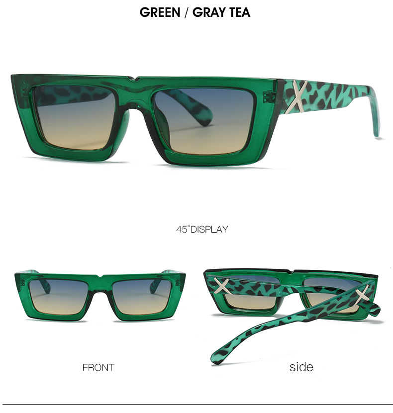 Neue kleine Box-Sonnenbrillen Modetrend Bonbonfarbene Sonnenbrillen Vielseitige Sonnenschirme 3_voghion.com