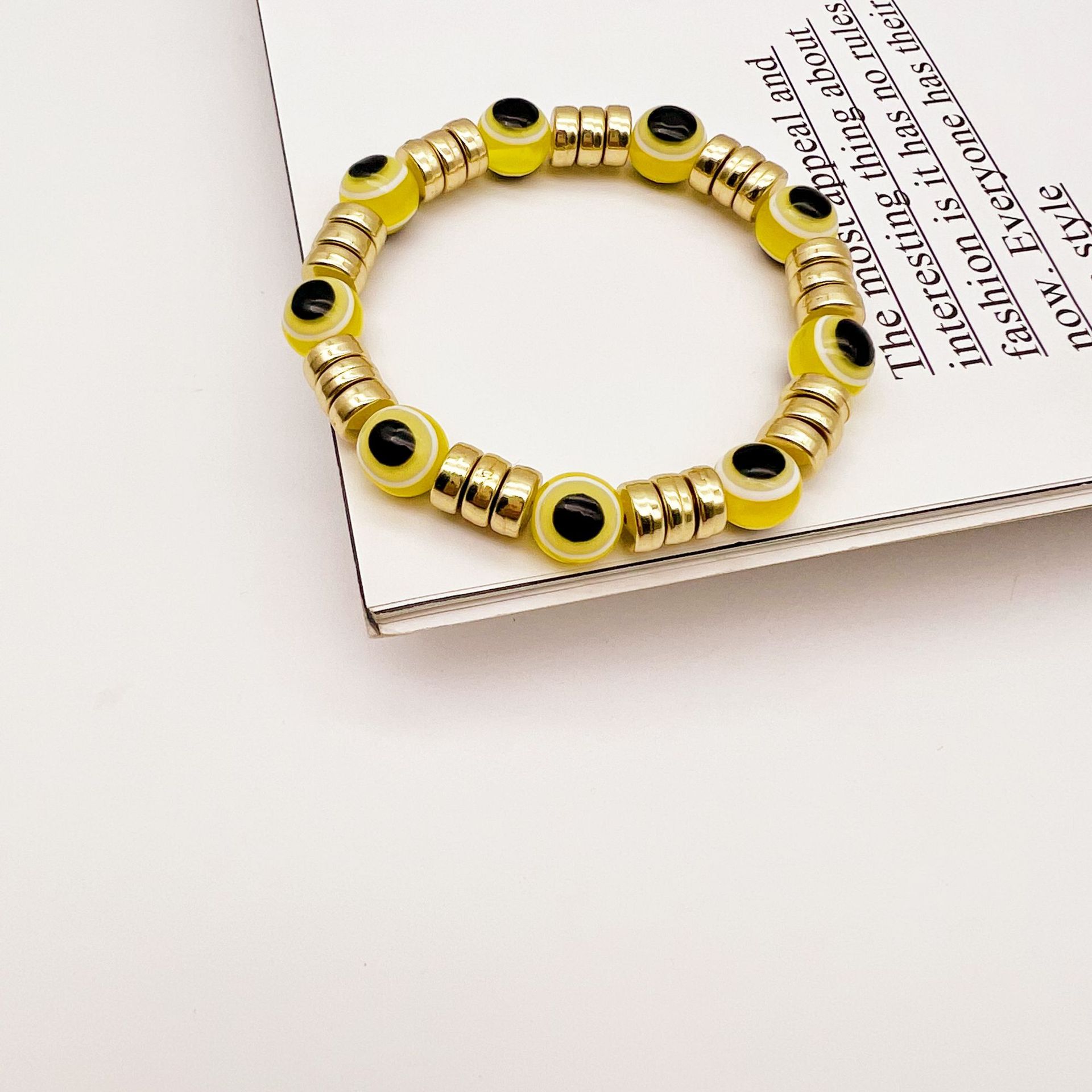Retro Eye Alloy Plastic Resin Womenu0027S Bracelets 1 Piece