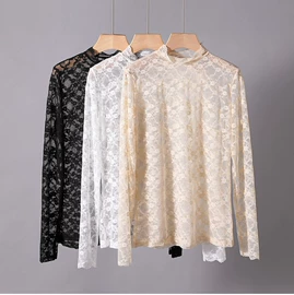 女式打底衫;蕾丝衫雪纺衫;假领