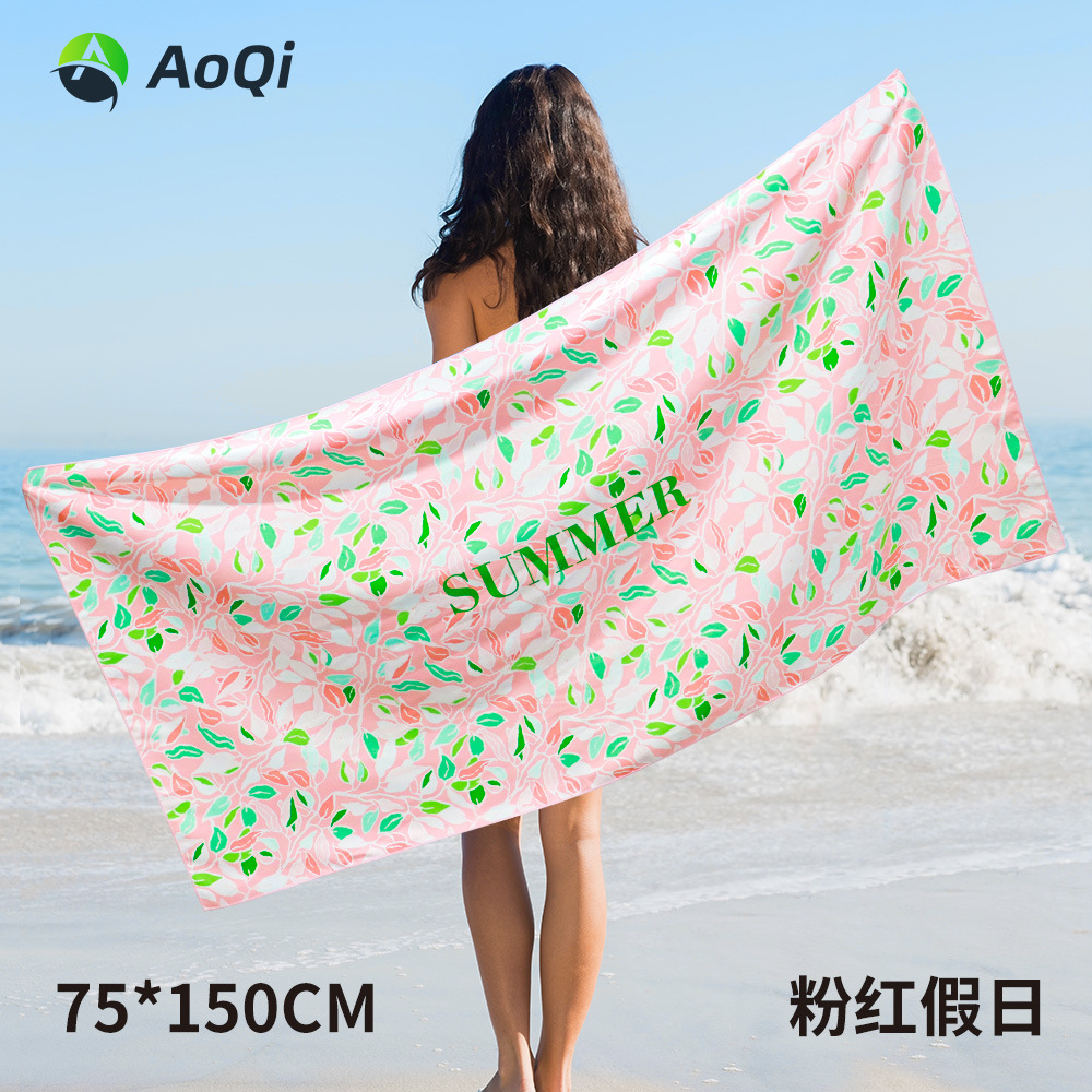 Toalla deportiva de secado rápido de microfibra de doble cara, toalla de yoga, gimnasio, natación o playa al por mayor