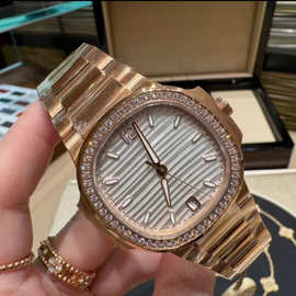 57女士手表鹦鹉螺3K18机械71运动手雷P防水男表夜光PF71手表5112