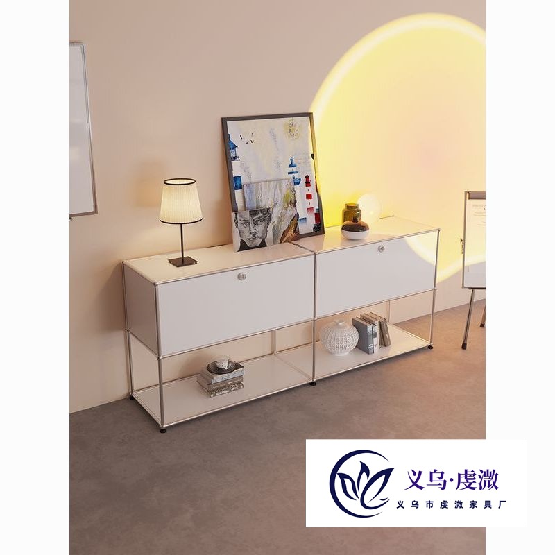 Usm Second-Hand Sideboard Small Household Module Cabinet Stainless Steel Tv Cabinet Living Room Storage Cabinet Storage Cabinet