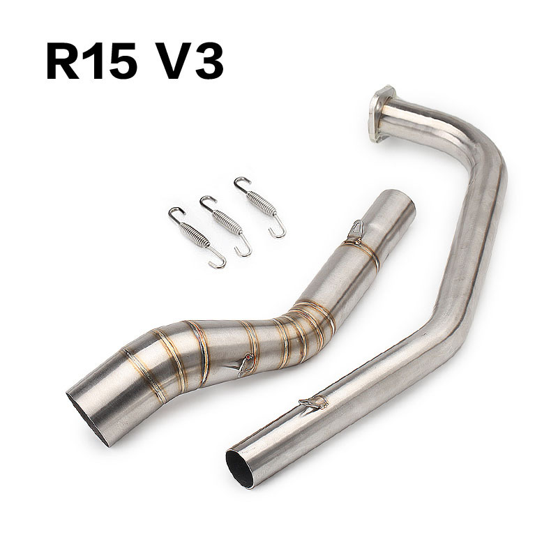 Motorcycle stainless steel front exhaust pipe is suitable for Yamaha…
