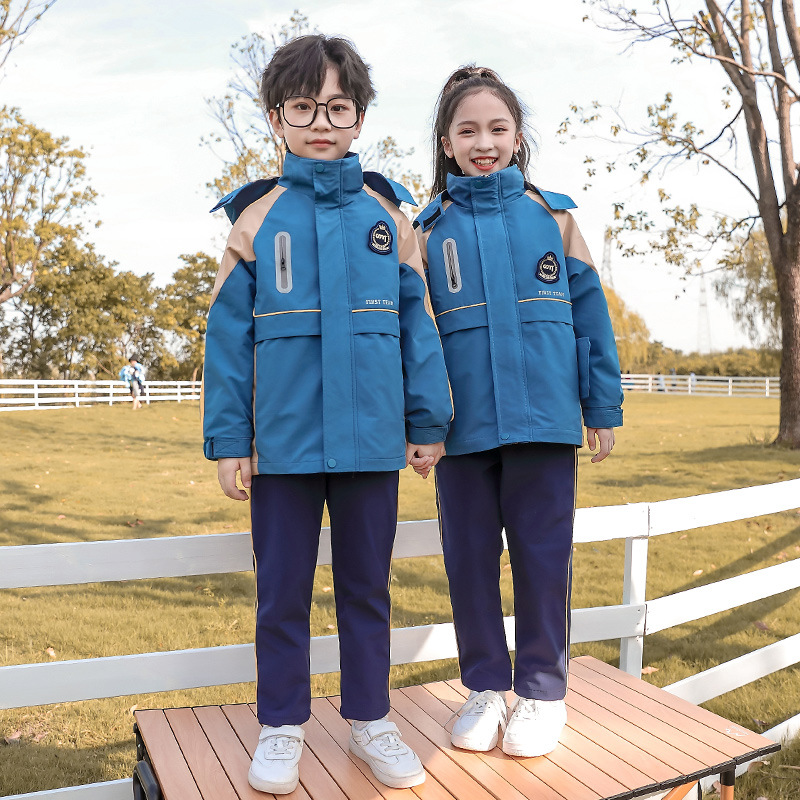 소년 지퍼 포켓 후드 자켓 2022 새로운 홍콩 스타일 아동 봄, 가을 캐주얼 자켓 아동 의류 방풍 자켓