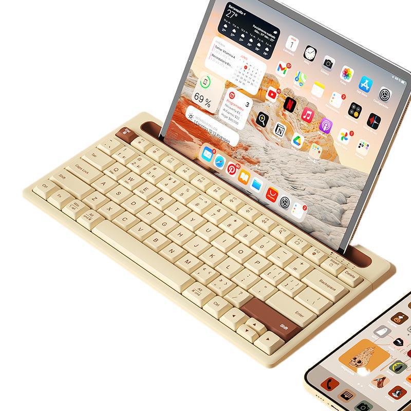 ワイヤレスbluetoothキーボードマウスセットカードスロット付き外部適用アップルipad華為タブレットノートパソコン|undefined