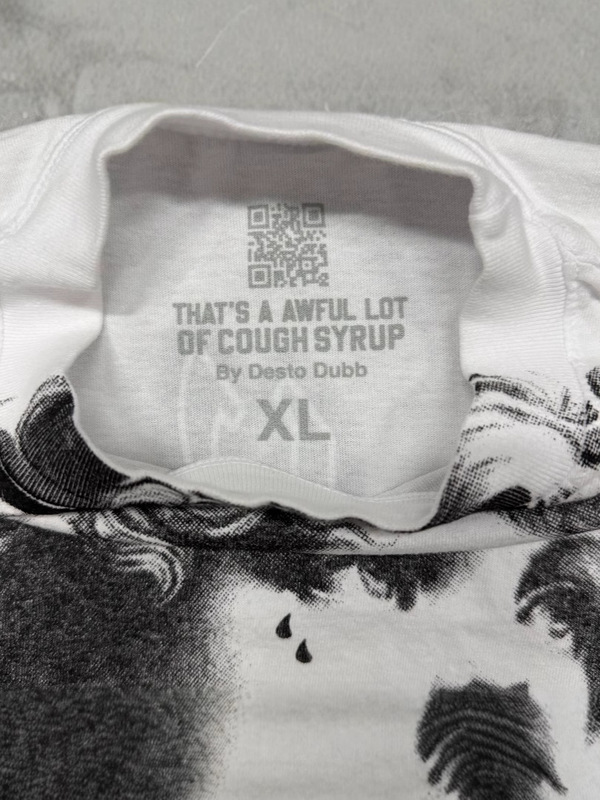THAT'S A AWFUL LOT OF COUGH SYRUP Cupid Tattoo 跨境重工短袖|undefined