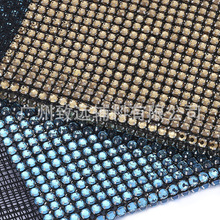 热销网钻5mm24排平底爪平底水钻鞋面装饰服装辅料DIY礼服箱包配件