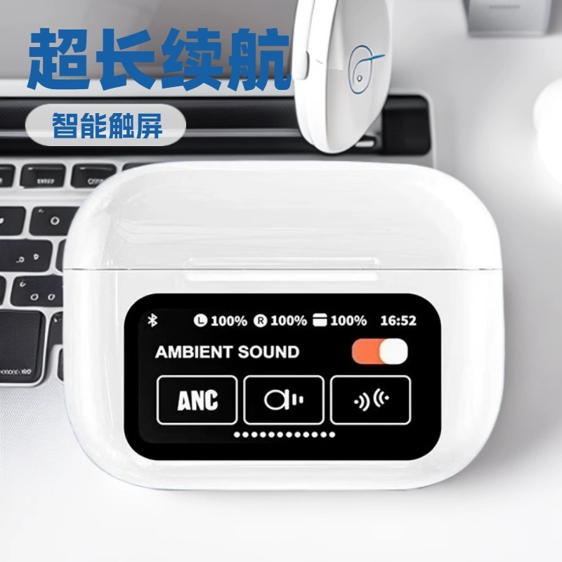 A9pro全彩触控屏降噪蓝牙耳机华强北入耳式耳机智能运动超长续航|undefined