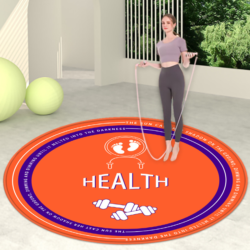 둥근 운동 밧줄 건너 뛰는 덤벨 오렌지 레드