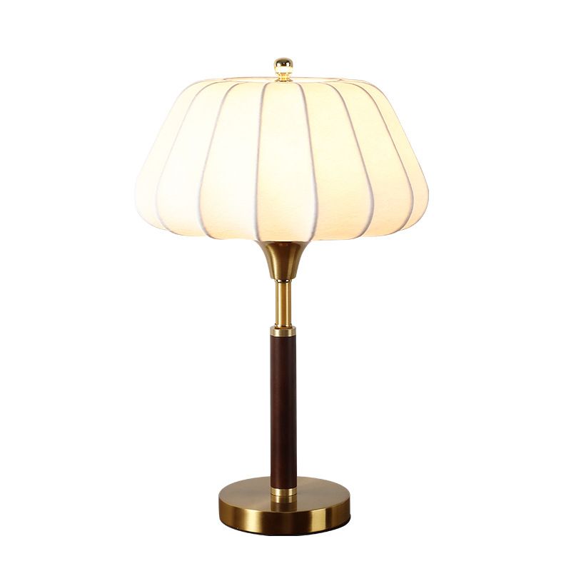 Zhongshan lámparas retro francesa simple madera sólida sala de estar dormitorio estudio lujoso lujo de alta gama nueva lámpara de piso china 397L