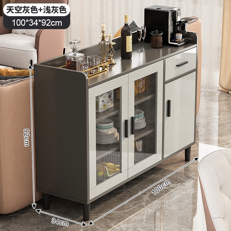Fábrica de venta directa armario de té armario de comedor armario moderno simple sala de estar contra la pared integrada caja de almacenamiento