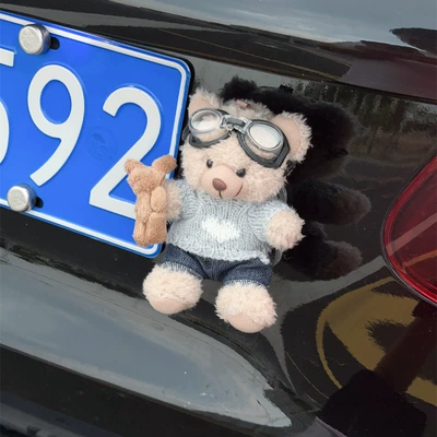 Decoration Ornaments Plush Doll – Car ornaments - upgrade-the-exterior-decoration-of-stance-17-foreign-style-bear