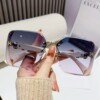 Sunglasses, advanced universal metal starry sky for leisure, high-quality style