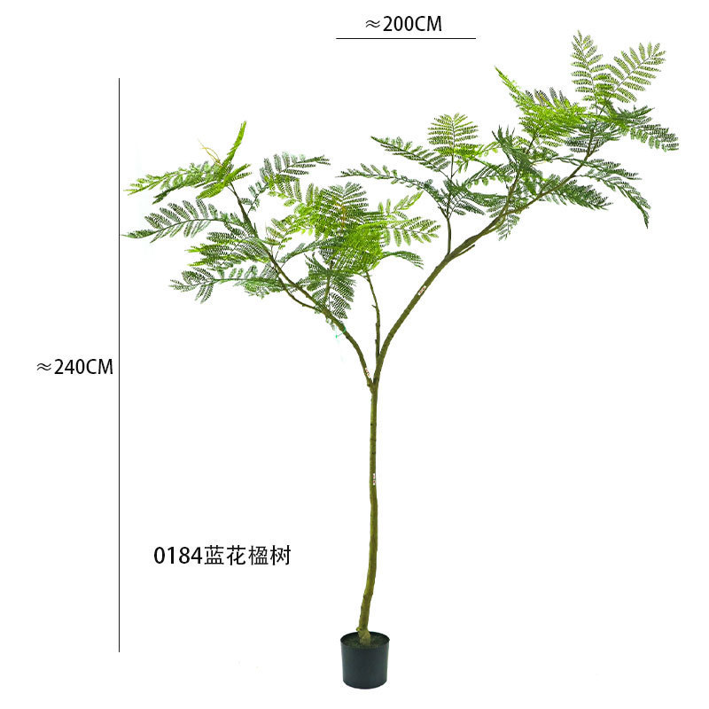 大型模擬緑植物ジャクルシーツリーランドスケープホームインテリア装飾大木ショッピングモール床植物盆栽|undefined
