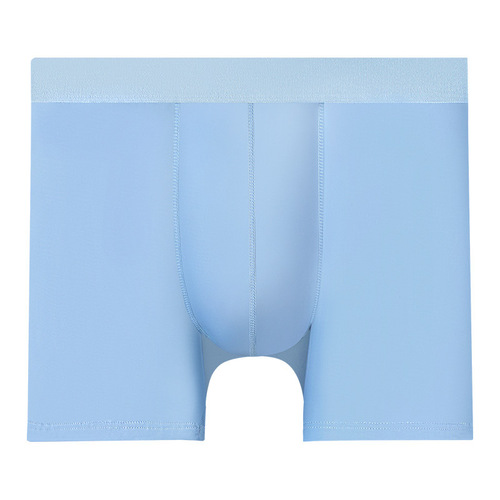 Men's sports underwear, men's extended wear-resistant leg boxer briefs, ice silk plus fat guy boxer briefs, breathable bottoms