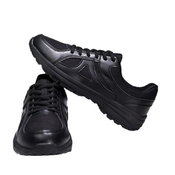 New Physical Training Shoes Men's Rubber Shoes Light Running Shoes Breathable Hiking Shoes Black Mesh Sports Hiking Labor Protection