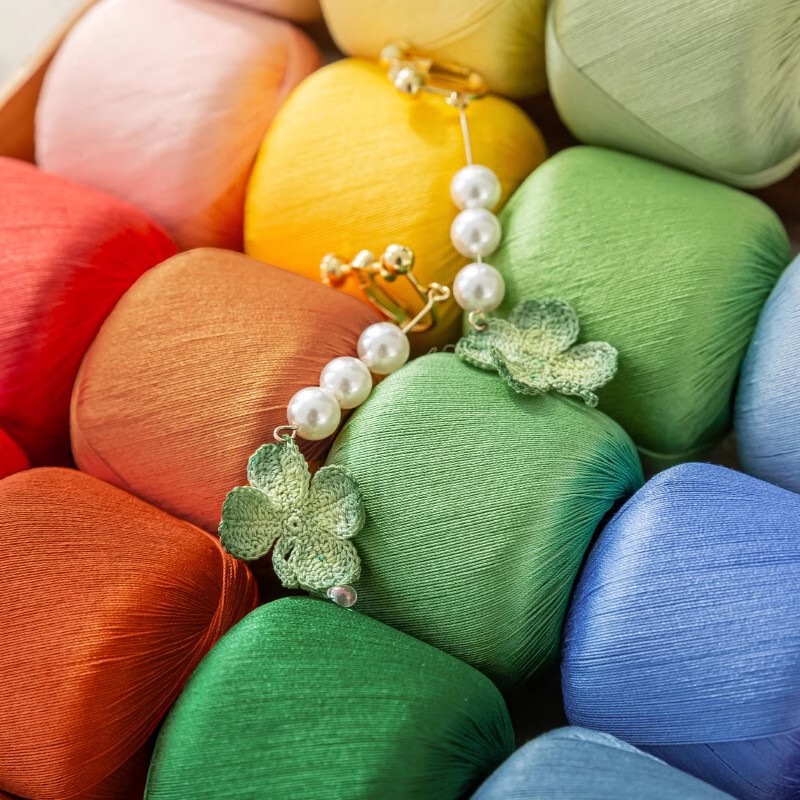 Sister Su Su’S Morandi Zhiwei 80 # Lace Thread 10g Handmade DIY Crochet Wool Ball Micro Hook No. 80 Lace