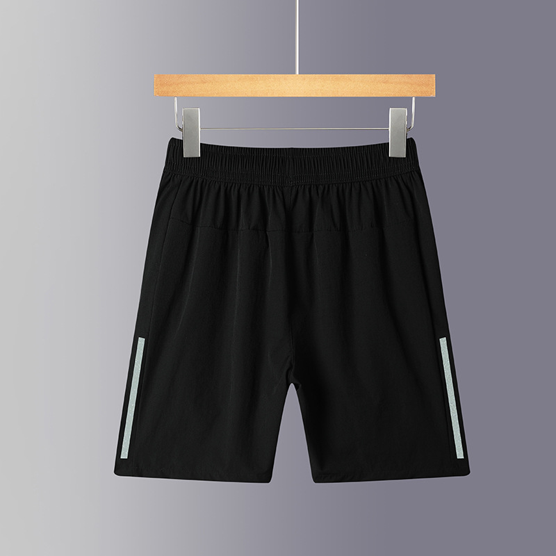 Directo de fábrica de verano nuevos pantalones cortos de seda de hielo para hombres al aire libre pareja casual seda de hielo de secado rápido para hombres y mujeres pantalones deportivos al por mayor