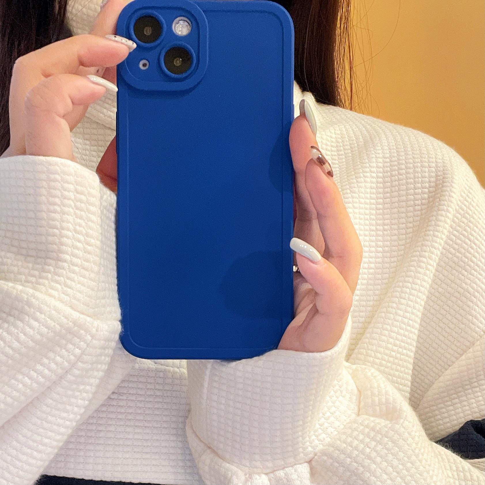 Velegnet til iPhone 15 mobiltelefoncover, angel pupil eye mat hudfølelse 13 Apple 14 Promax beskyttelsescover 12 silikone_voghion.com