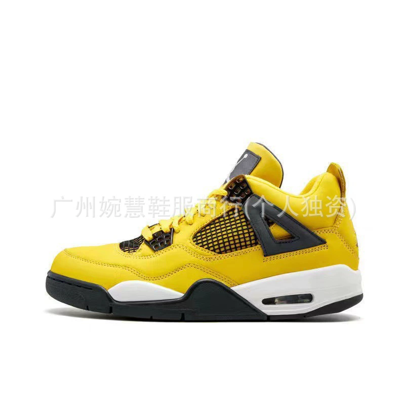 Баскетбольные кроссовки (Air Jordan) AJ4, износостойкая подошва, амортизированная пятка, унисекс 36–46