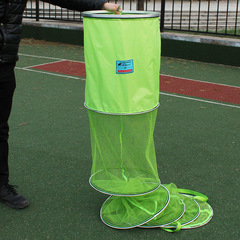 Wholesale Epoxy-coated Fish Protection Net Bag Stainless Steel Omnidirectional Positioning Fish Protector Aluminum Alloy Edge Fish Gear