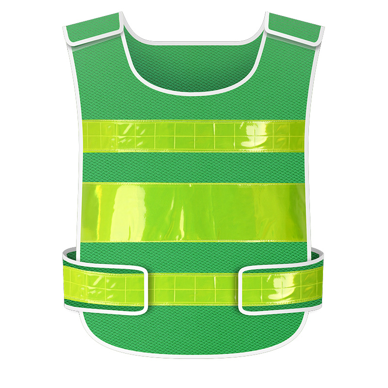 chaleco de seguridad reflectante de malla de tráfico ventilado personalizado chaleco de construcción de trabajadores sanitarios fluorescentes impresión de ciclismo