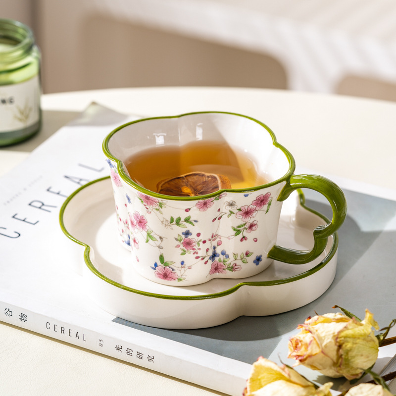 Tazas de café de alta calidad, tazas de té de la tarde de alta calidad, caja de regalo, regalo de boda, regalo de mano