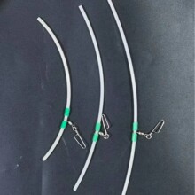 夜光中通天平白果子带鱼海钓塑料管单刀船钓线组信号放大器刀鱼