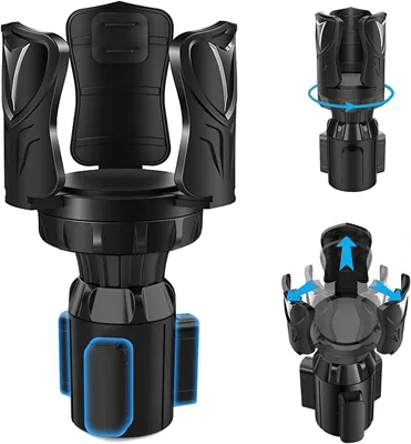 Car-mounted water cup holder multifunctional Car cup holder/beverage holder - noirnoir