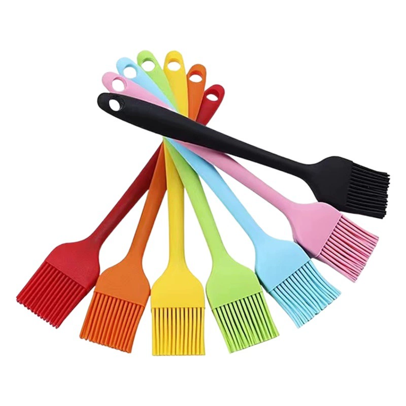 FDA большая цельная силиконовая масляная щетка Кухонная щетка для блинов масляная щетка высокотемпературные Инструменты для выпечки щетка для барбекю