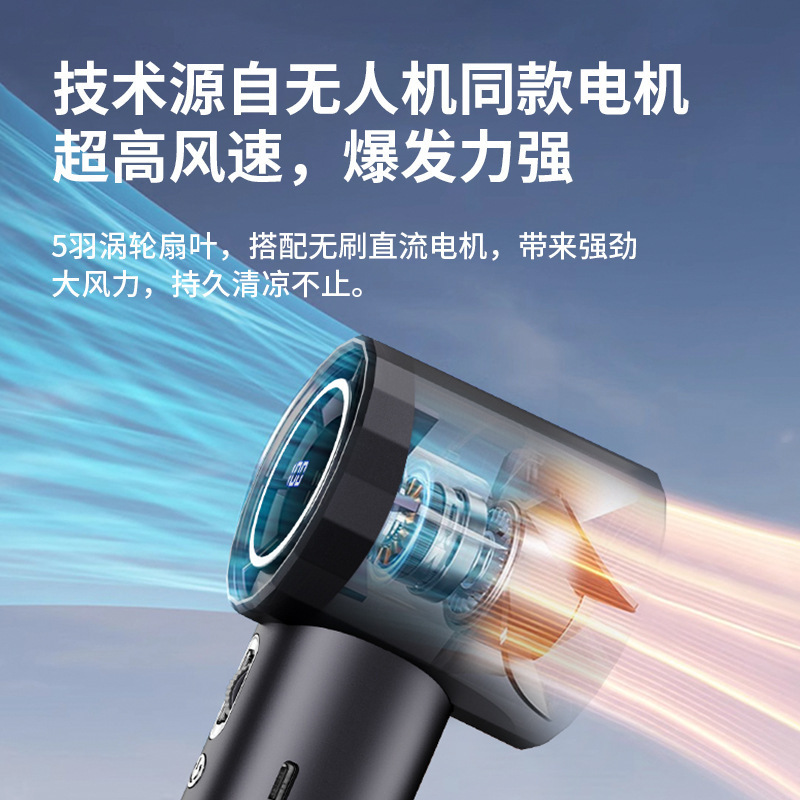 手持小风扇小风炮usb迷你便携学生充电小型户外电扇充电式静音|undefined
