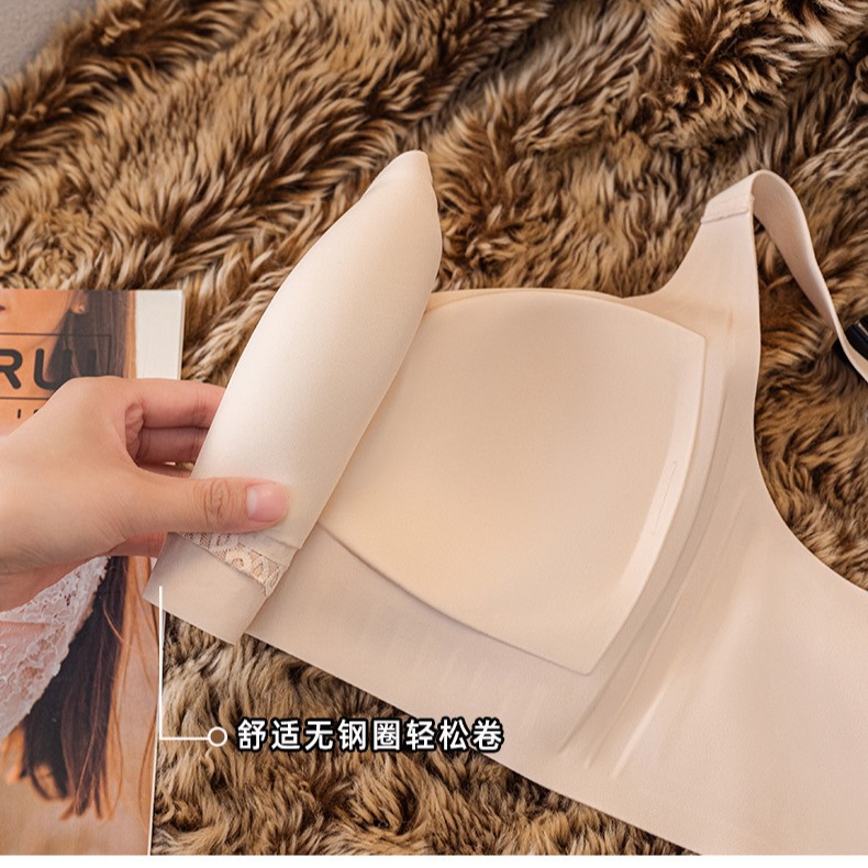 Venta directa de fábrica comercio electrónico transfronterizo Sudeste de Asia Vietnam Tailandia damas sin costuras sujetador de recogida lateral cómodo