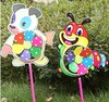 Double-layer colorful cartoon windmill toy, internet celebrity