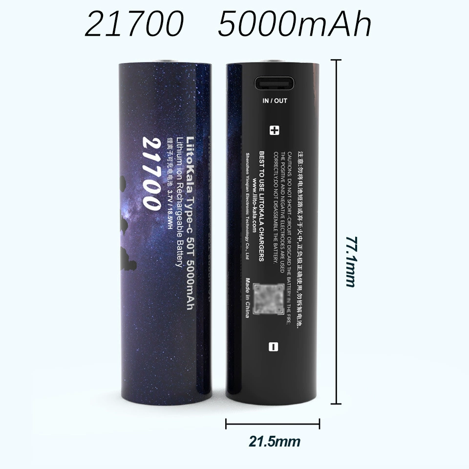 LiitoKala Capacious lithium battery charging, 5000mah