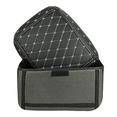 Cool riding treasure motorcycle tail box battery car pedal trunk non-aluminum alloy electric car large capacity anti-shake waterproof (Motorcycle trunk) - lining