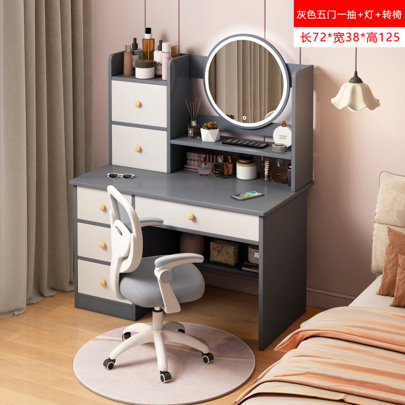 ∠그레이 업그레이드 - 6도어 + LED 조명 + 회전 의자 --- 장인 정신으로 엄선