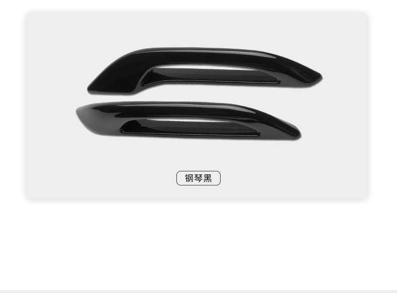 Applicable to the new version of Model3 Y door handle antifreeze installation Tesla carbon fiber pattern door handle modification