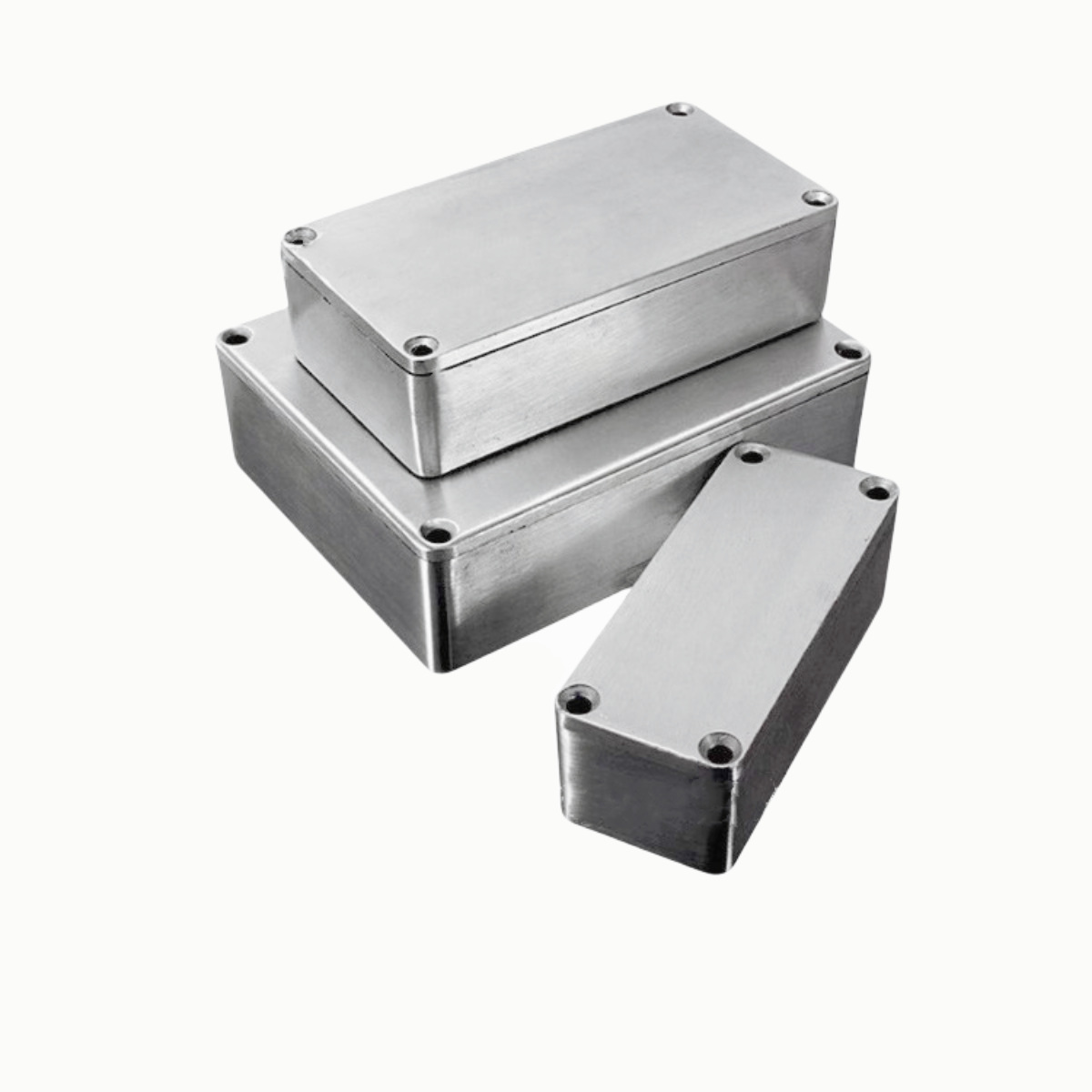 1590A 1590B 1590BB caja de efecto de instrumento musical caja cuadrada caja exterior caja de aluminio caja de fundición de aleación de aluminio