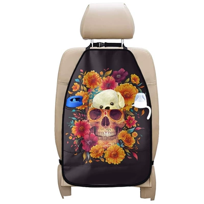 Anti-Kick Pad Skull Hanging Kidsren's: Chair back anti-kick pad - ysfr1249d12-1
