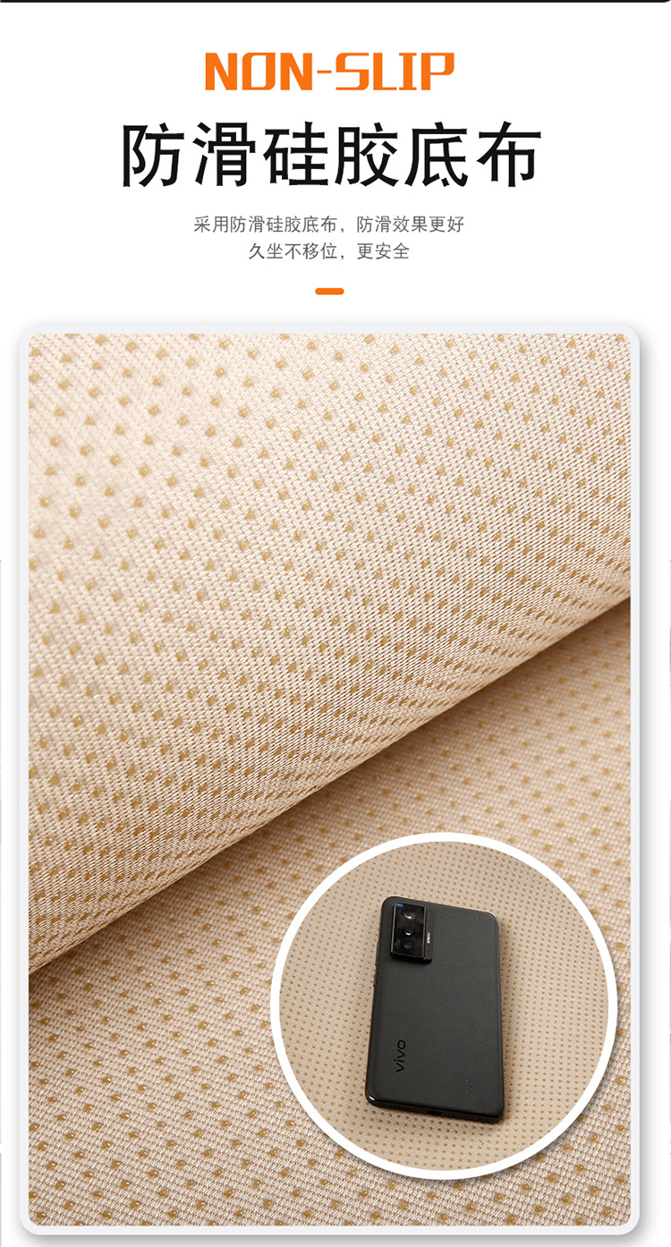 Universal Seat Cushion Arrow Without Backrest for Car Main Driver, All-Season Front Driver's Seat Full-Cover Seat Cushion Leather Seat Cover